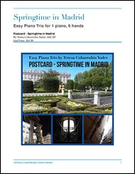 Postcard - Springtime in Madrid piano sheet music cover Thumbnail